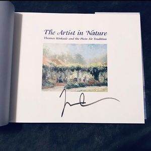 Thomas Kinkade Art Book Signed